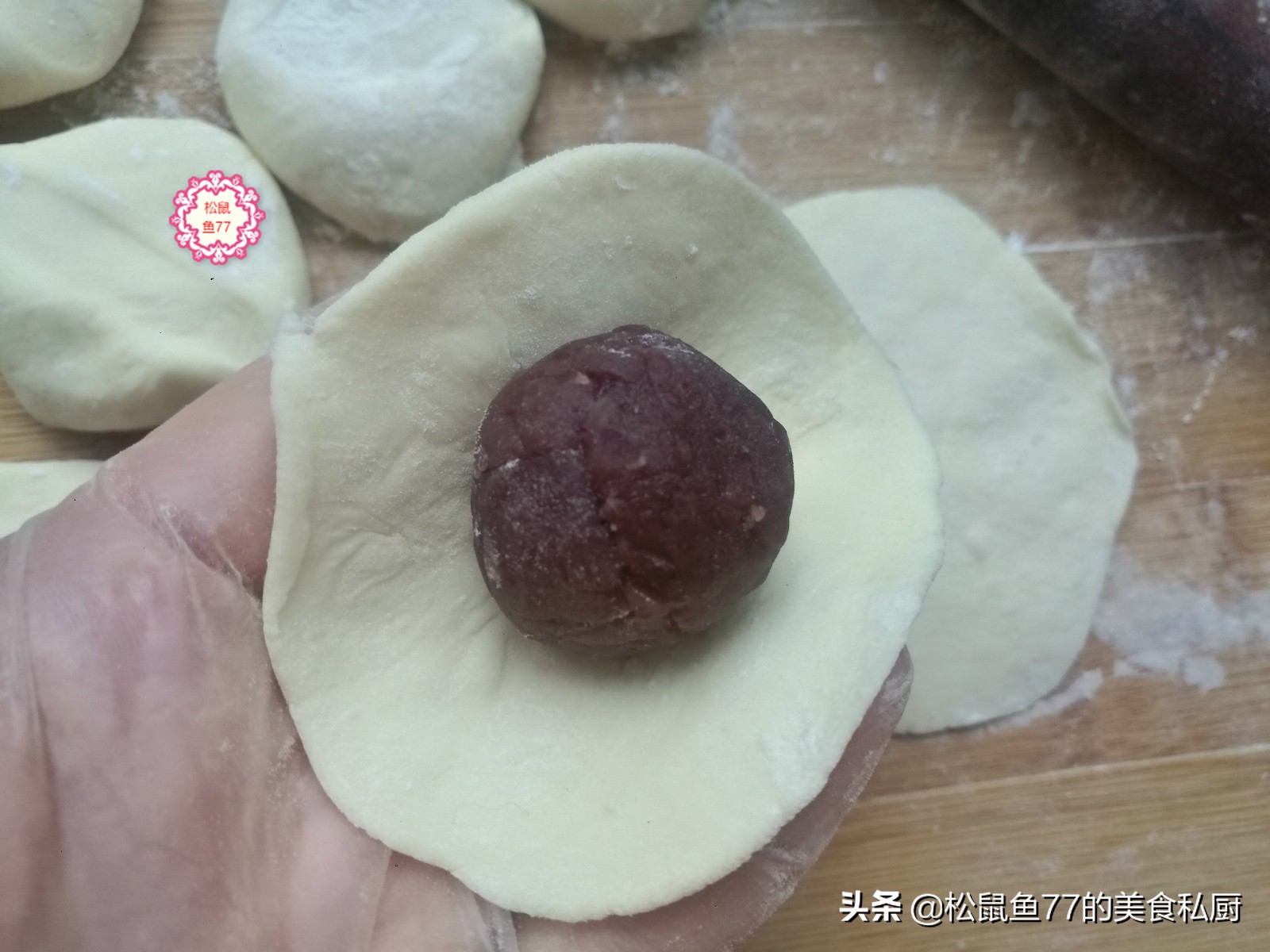 自制可爱豆沙包简单做法视频,自制豆沙包的家常做法儿童