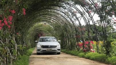 速腾空间逆天,大众速腾1.5t超越版车内空间