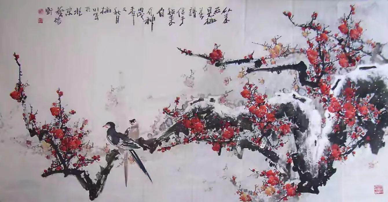 张思燕花鸟画精品欣赏,张艺书法作品欣赏