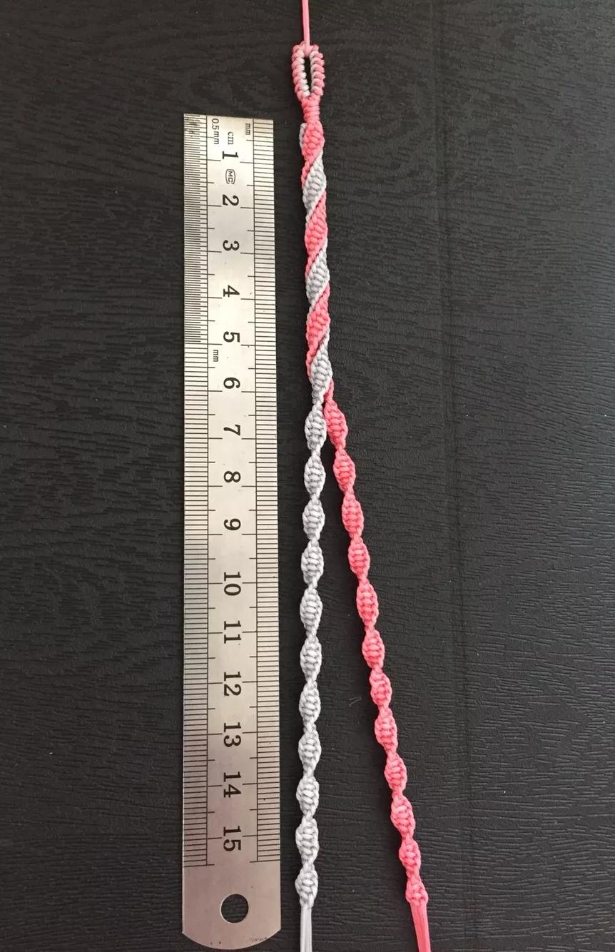 四种超仙气手链教程,简单又好看四根线编的手链