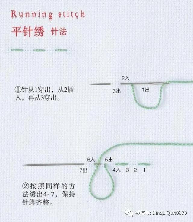 传统刺子绣入门针法教程,刺绣教程新手入门结粒绣