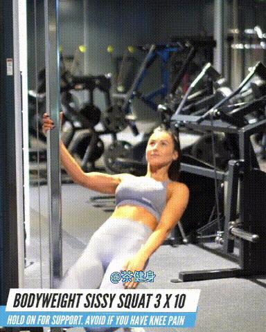 腿部训练股四头肌练几个动作,大腿前侧股四头肌