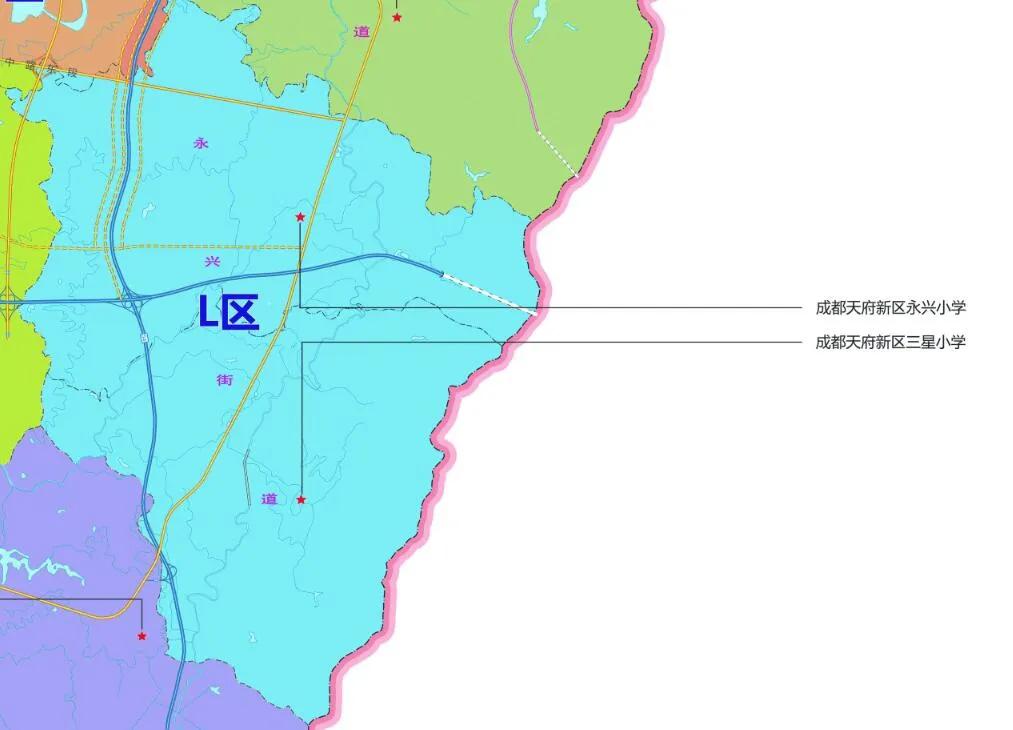 天府新区为什么多校划片,2021年天府新区学区划片高清图