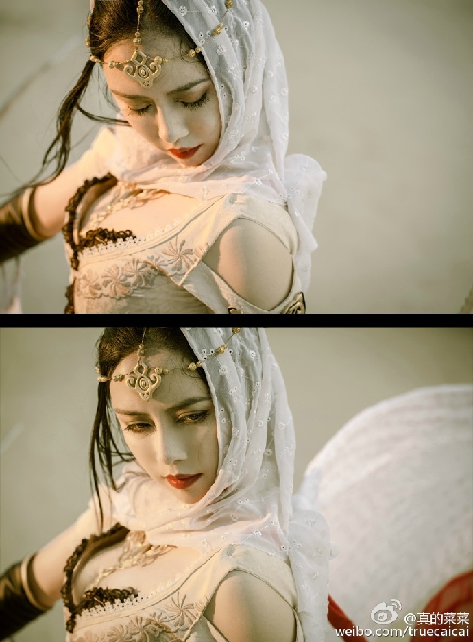 快来感受来自奶妈的爱~剑网三治疗心法cos，五七万真的美貌呀~