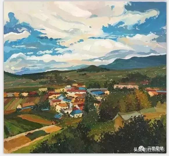 庄浪画家张嘉科山水画作品欣赏,庄浪画家