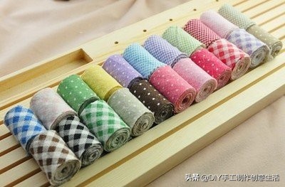 布艺拼布一定用得上的包边条教程，用一块布做一整条包边条，好省