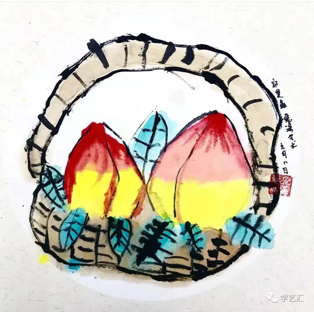 绘画水墨作品大全,水墨画儿童绘画技法新教程