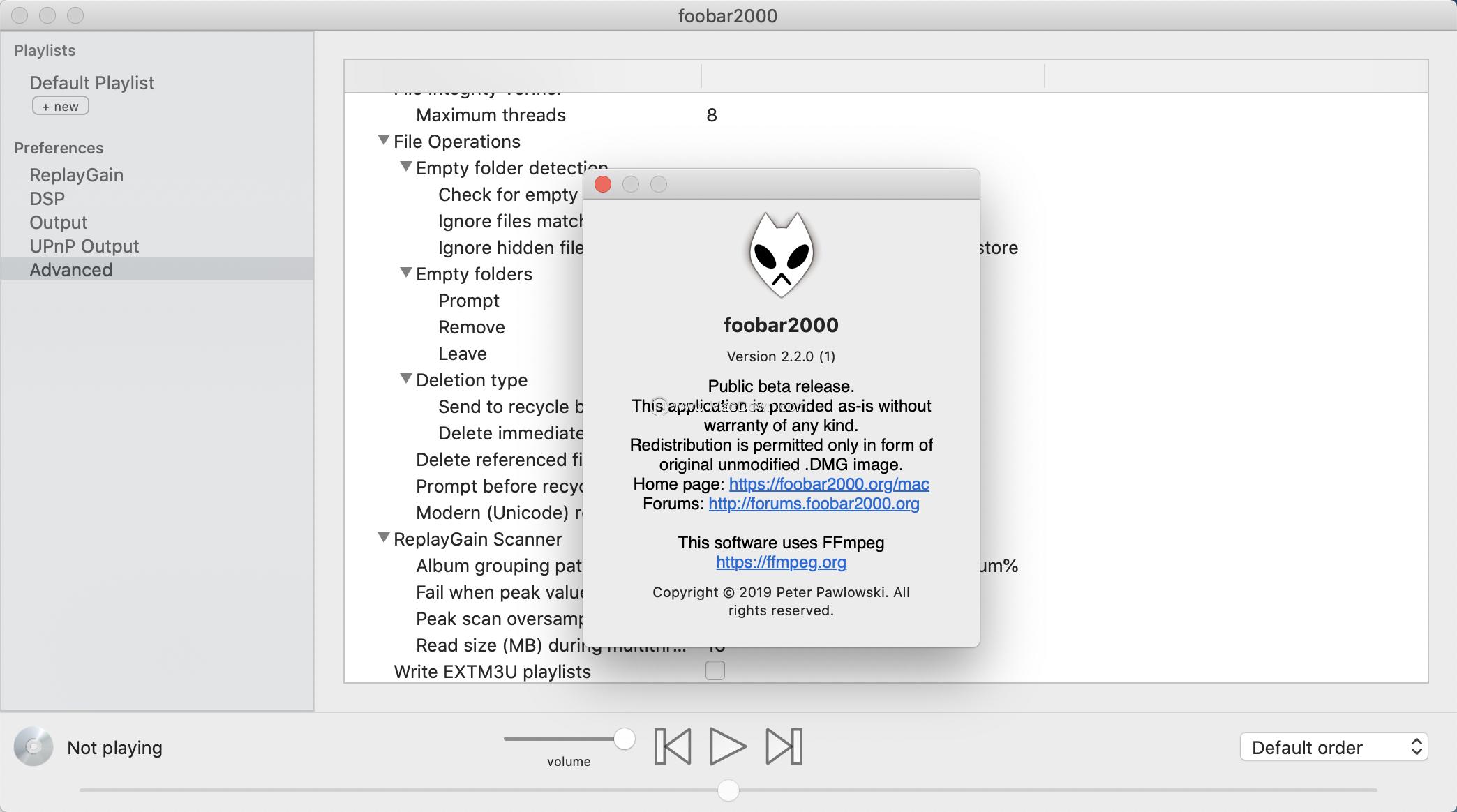 foobar2000formac,经典音乐*放播**器