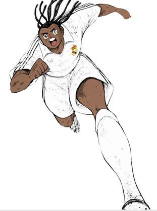 足球小将与梅西,和梅西类似的球员