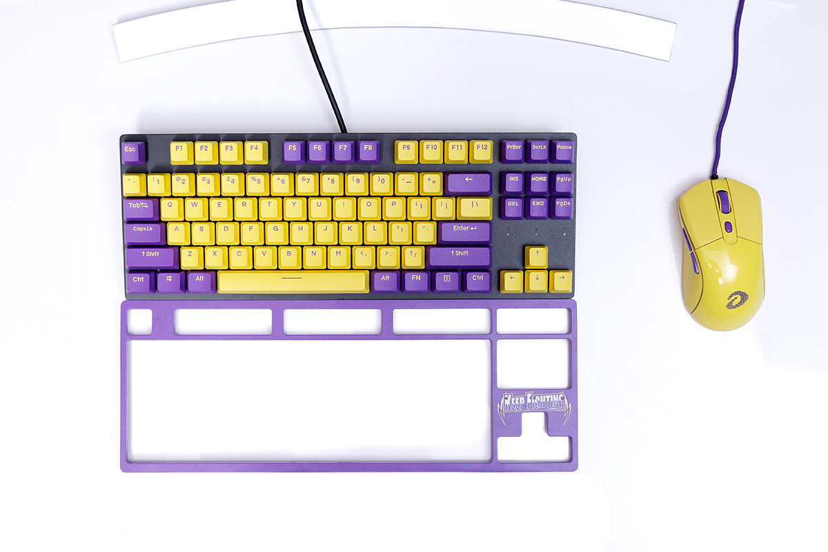 达尔优紫金配色,达尔优游戏键鼠套装性价比推荐