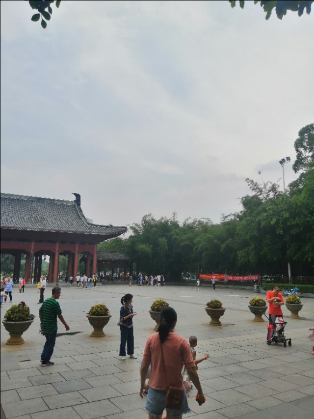 东莞旗峰公园掠影,东莞旗峰公园大体俯视图片