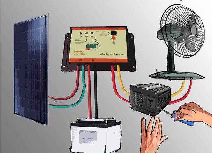 自制小型太阳能发电站,老外自制太阳能发电站