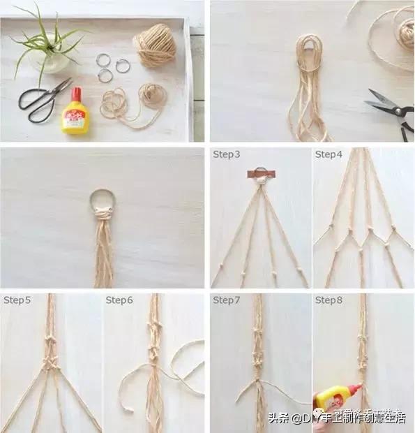 挂式收纳网袋钩织,钩织各种购物网袋收纳神器教程