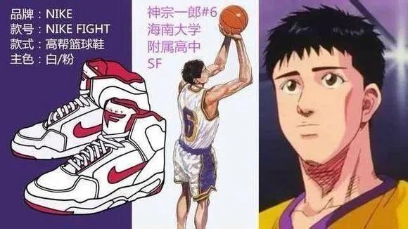 盘点灌篮高手的球鞋,灌篮高手追忆