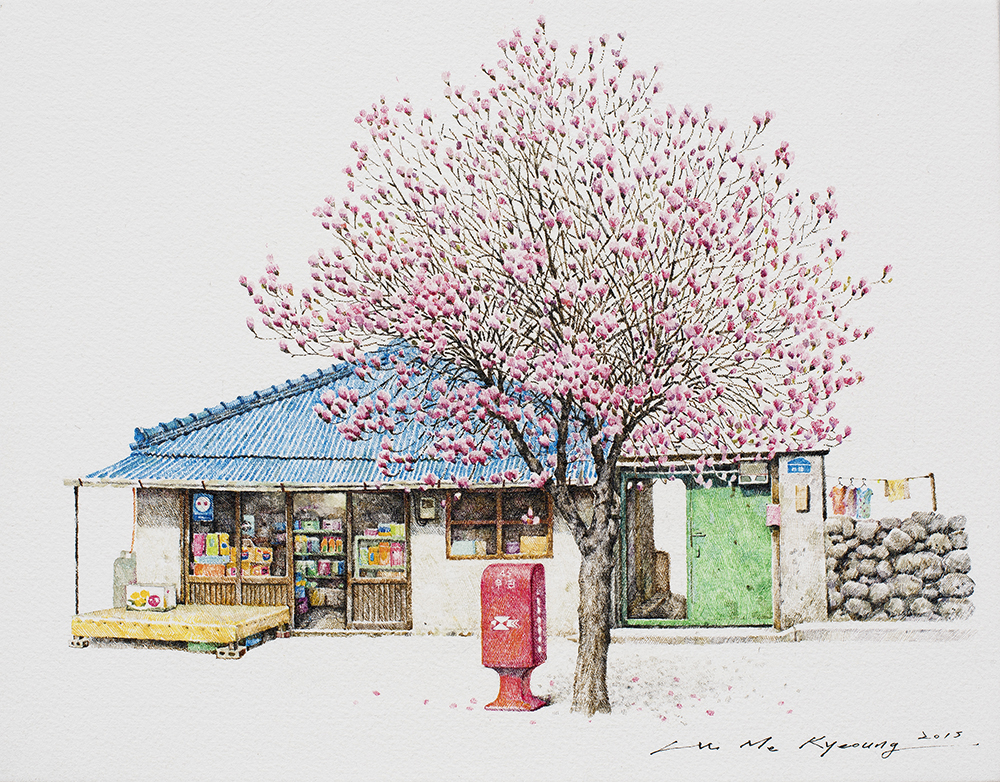 韩国插画师笔下的日常,韩国艺术家绘画作品