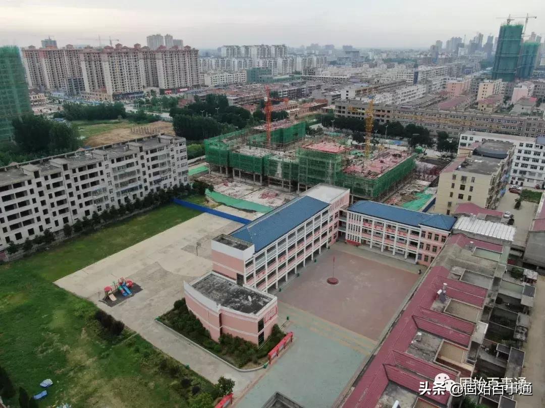 航拍河南固始的县城的全景,固始航拍全景视频