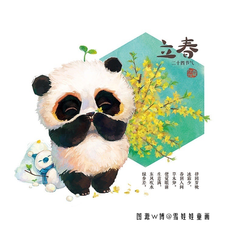 十二节气与大熊猫，“呆萌吃货”实锤了！夏至吃西瓜、清明吃青团