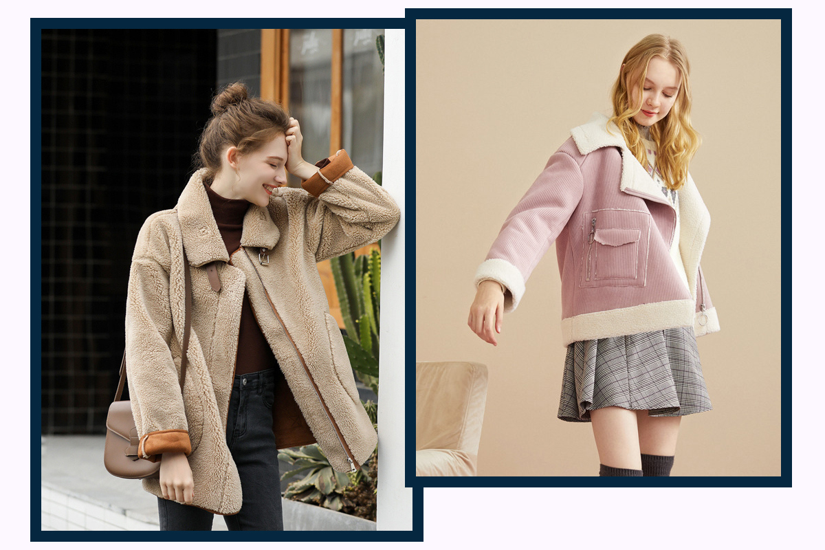 羊羔毛外套怎么改款式,羊羔绒衣服外套怎么改造