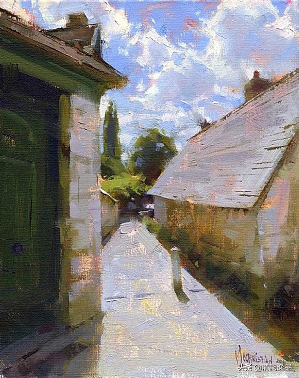 美国艺术家乔biwler油画作品赏析,丽莎印象派油画欣赏