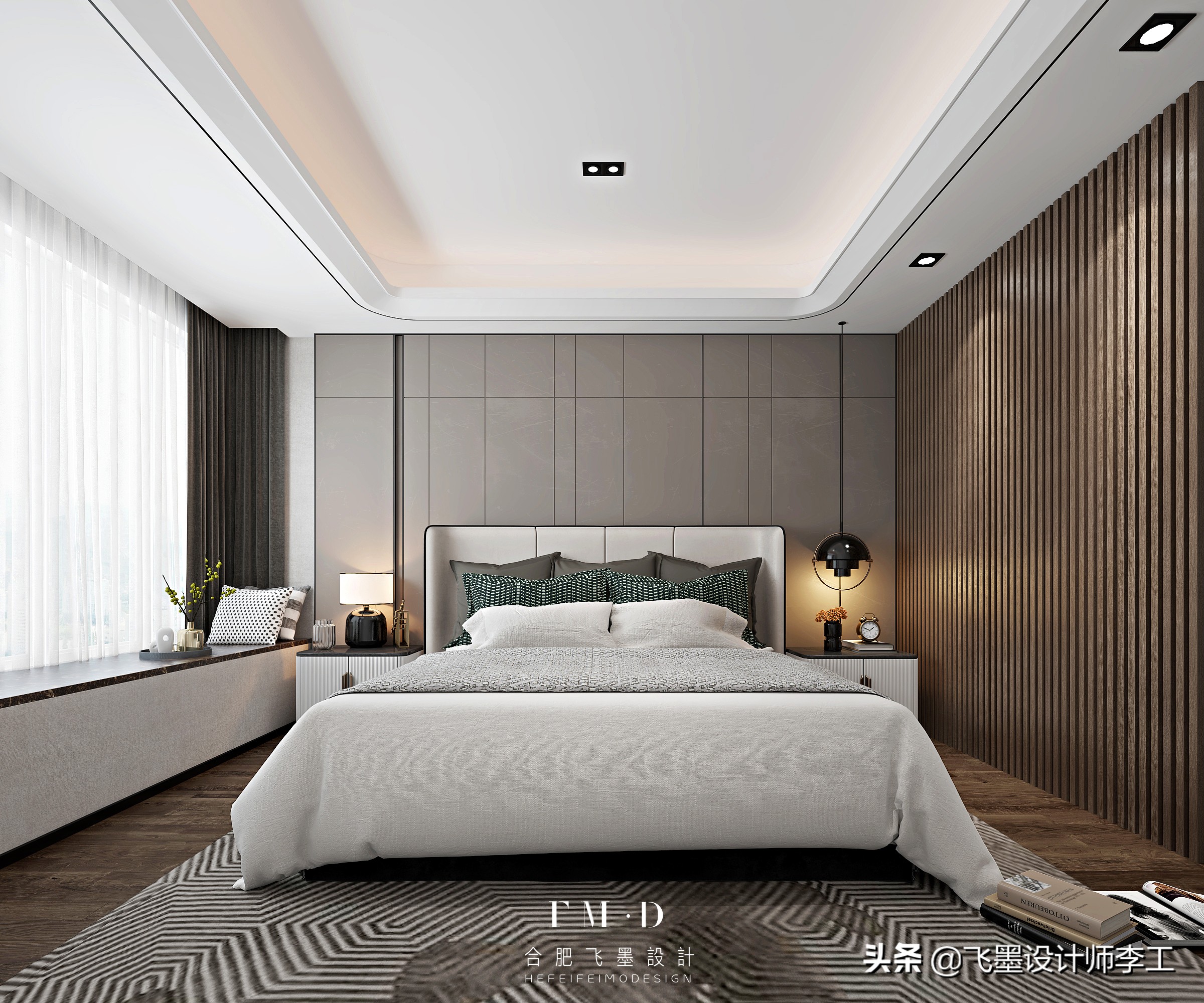 165平客厅中式装修风格,160平米新中式雅宅设计