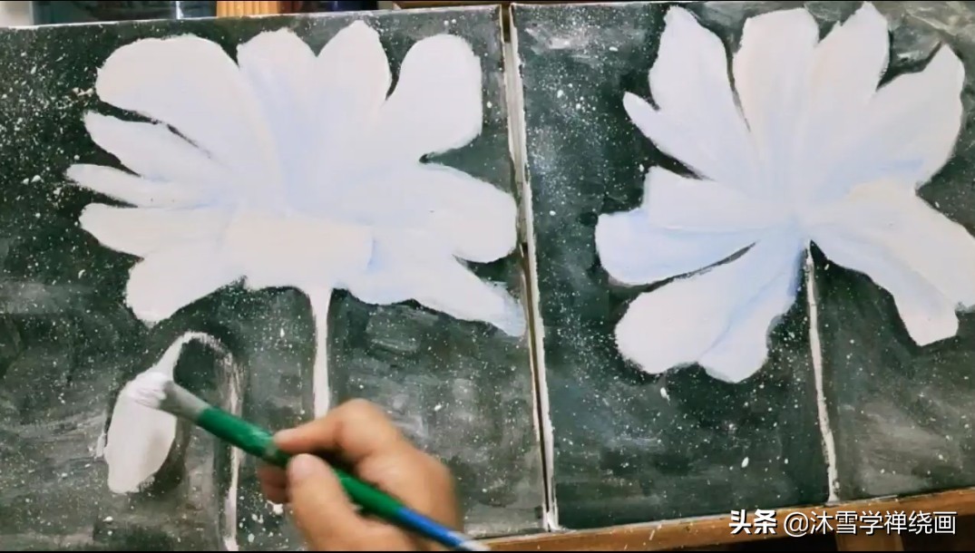 丙烯画40x50cm简单装饰画,100幅适合新手的丙烯画装饰画