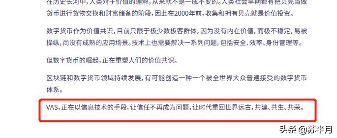 一起来吐槽：来自暗网的公链项目VAS，竟然内含十级分销？