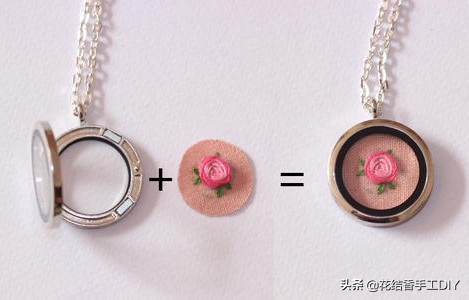 简单的刺绣秒学会,简单做美丽项链