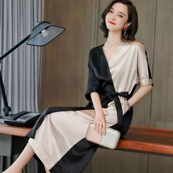 同面料的穿搭更显高级质感,高档面料穿搭技巧