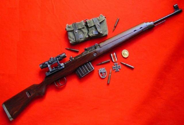 顺溜用的半自动步枪,二战枪械大百科半自动步枪