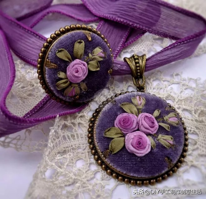 如何绣项链,手工项链绣法