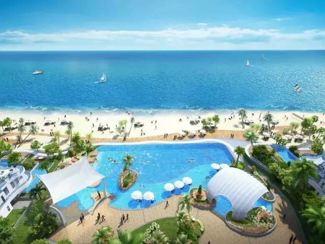 惠州双月湾君廷度假酒店★海景房+双人早晚餐+网红泳池