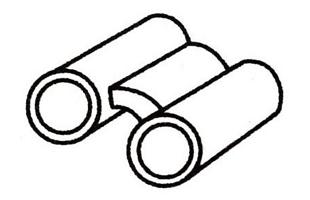 儿童简笔画教程-望远镜，透过望远镜你会看见不一样的世界