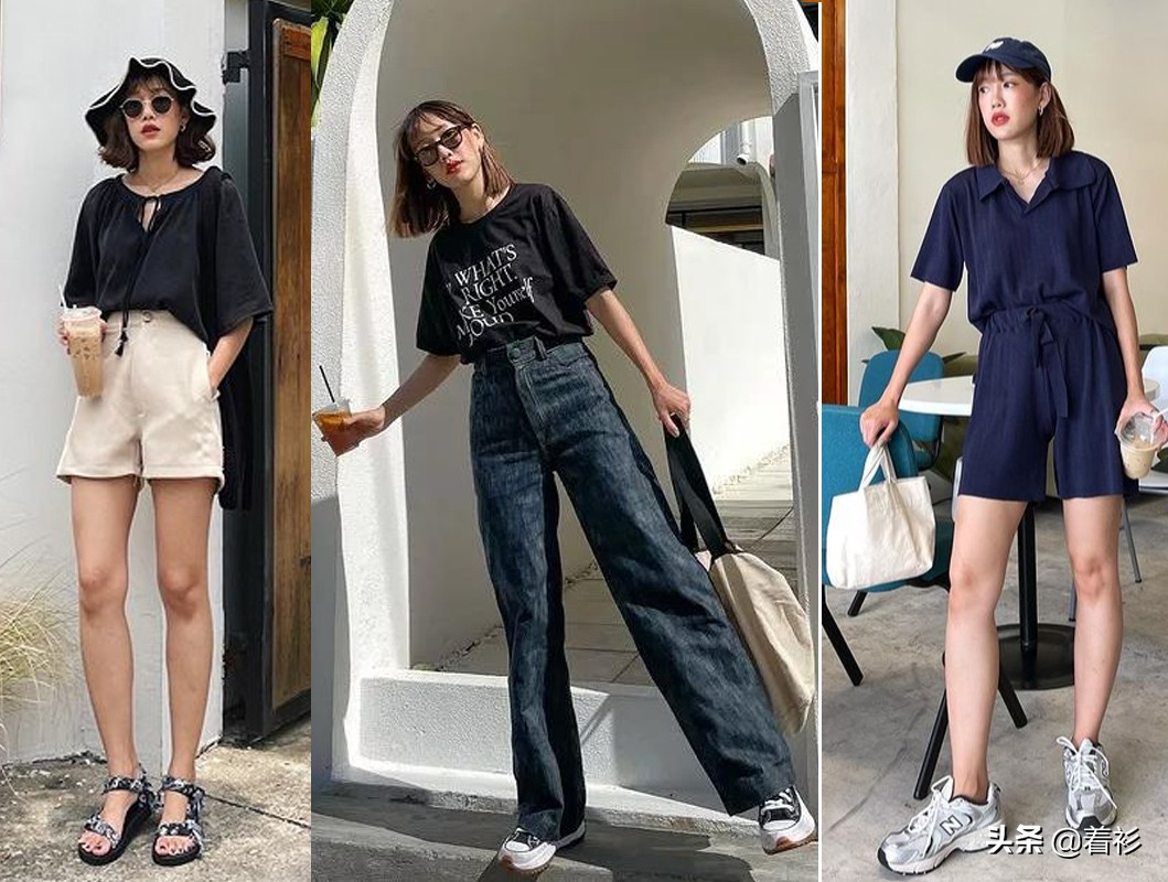 夏日清新穿搭泰国时尚博主,泰国风格穿搭