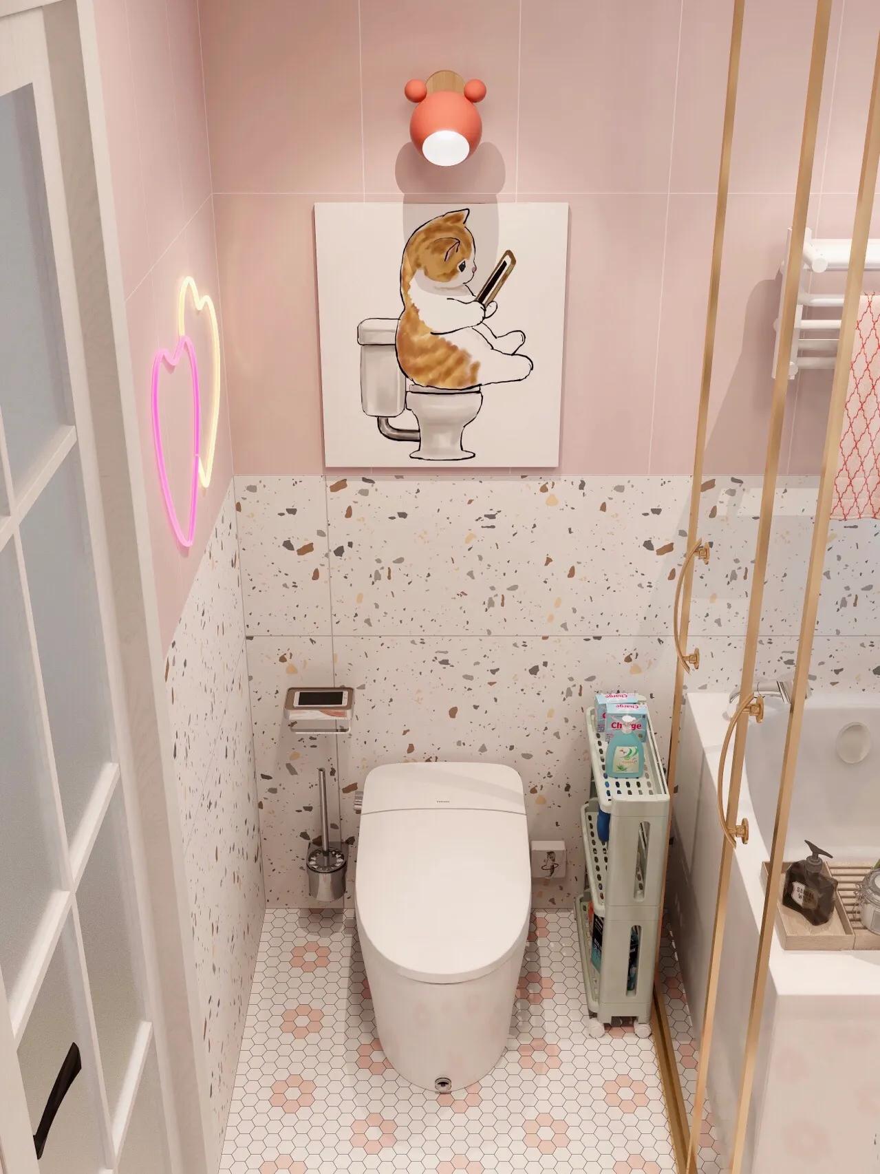 5平米浴室干湿分离,主卧4平米浴室干湿分离