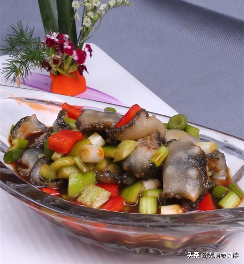 葱烧木耳海参的家常做法视频,葱烧即食红参海参家常做法