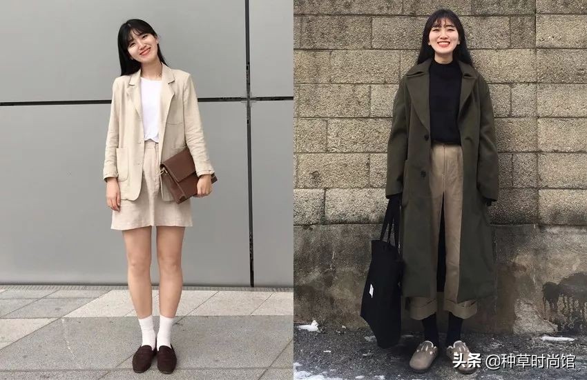 夹克直筒裤,夹克直筒裤穿搭