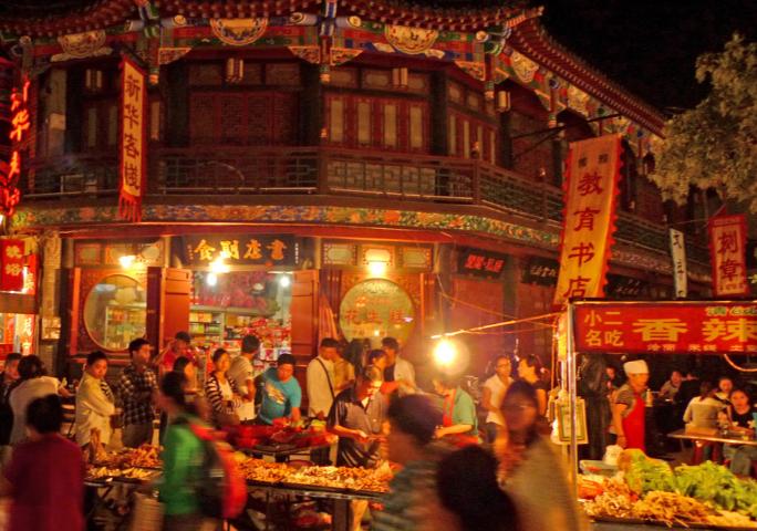 中国开封夜市小吃,开封最古老的夜市