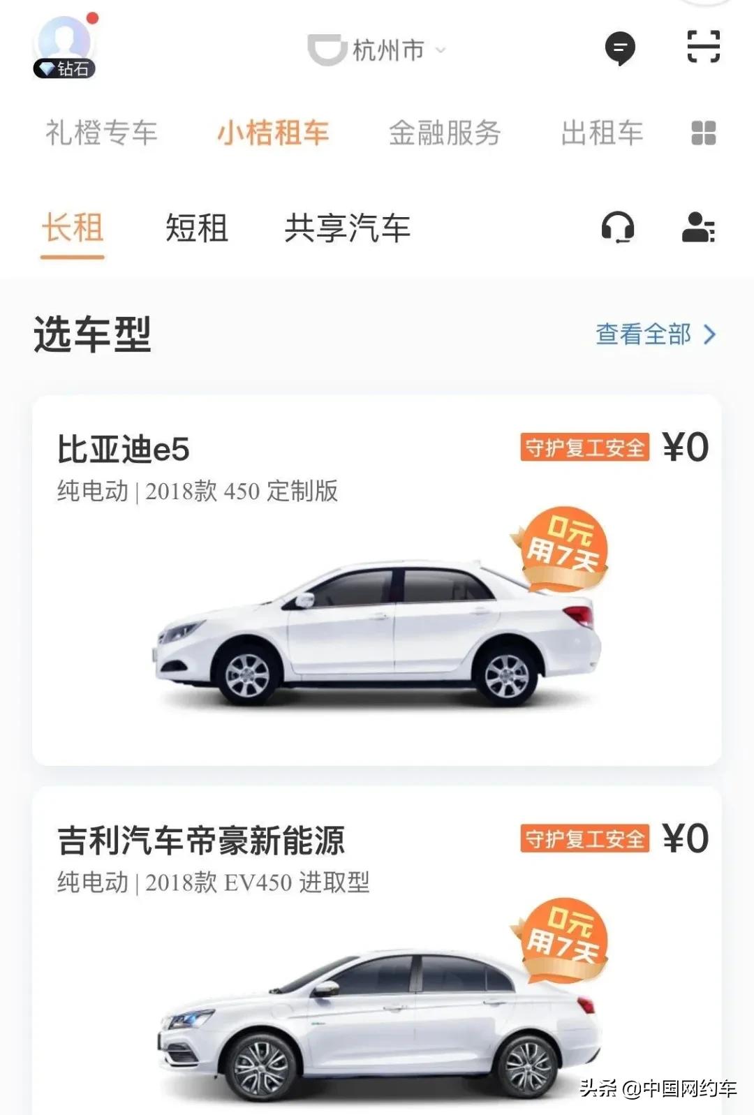 网约车租赁公司的生存战