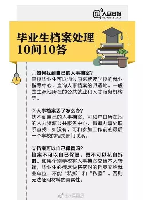 毕业生档案那些事你一定要知道,毕业生档案知识大全