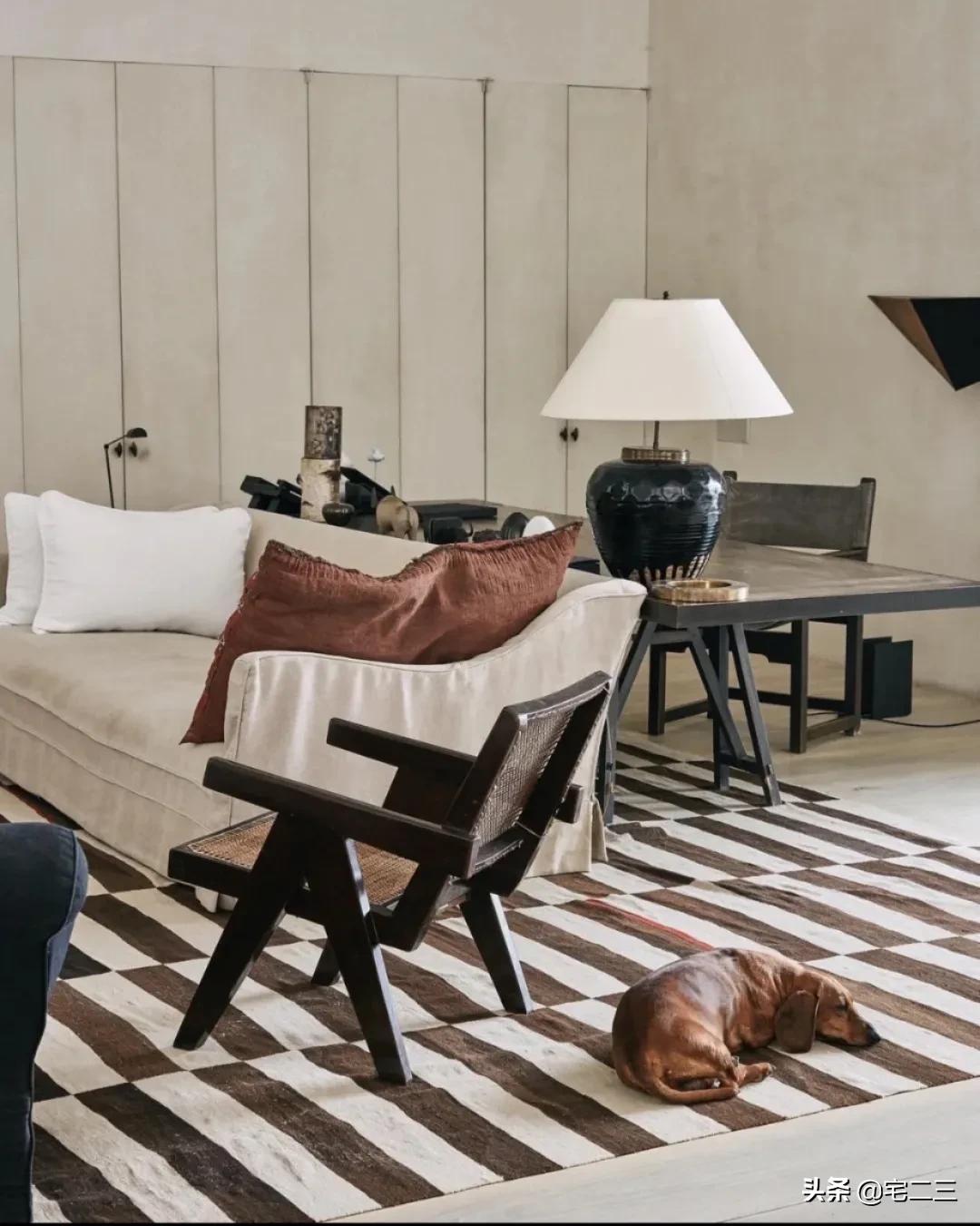 房间地毯推荐博主,国外博主的家地毯