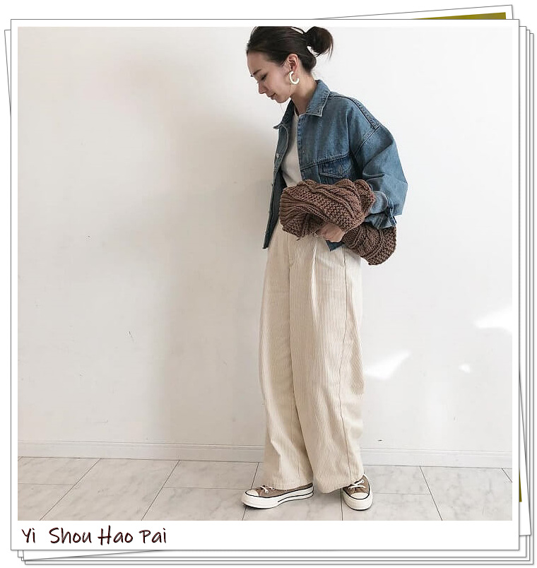 日本灯芯绒裤子,还在穿过时的牛仔裤