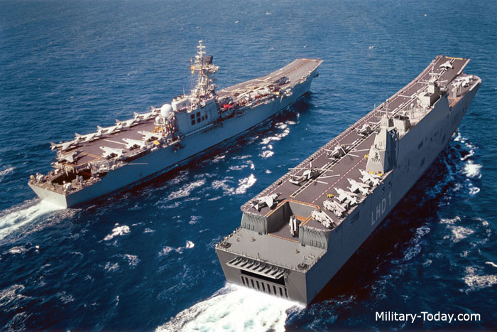 075两栖攻击舰和日本出云号,现代战舰075型两栖攻击舰最强配置