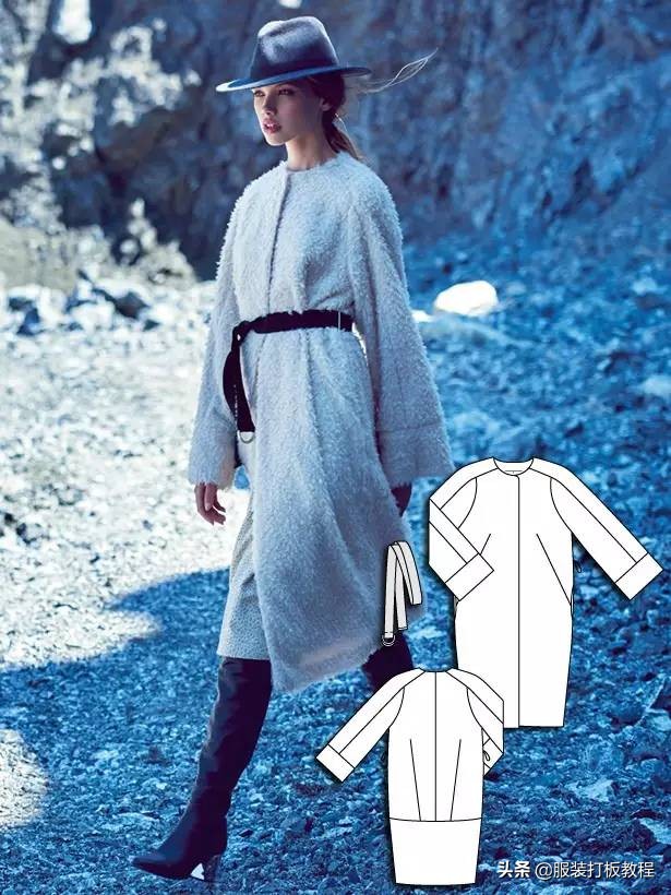 时装设计图手绘教程,服装制版图案大全