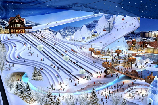 滑雪爱好者齐聚长白山玩转冰雪季,滑雪高手聚集地