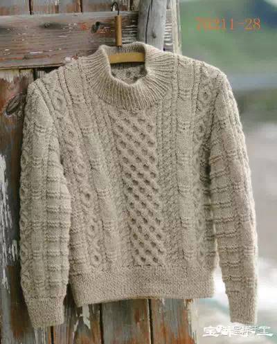 爱尔兰毛线编织图案大全,阿兰花样斗篷编织教程