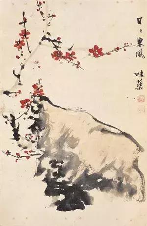 艺术上大胆实践，勇于创新，主张花鸟和山水相结合.