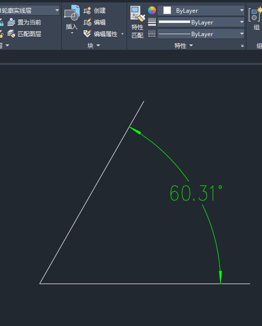 CAD中如何修改角度,cad旋转角度怎么与标注度数不一致