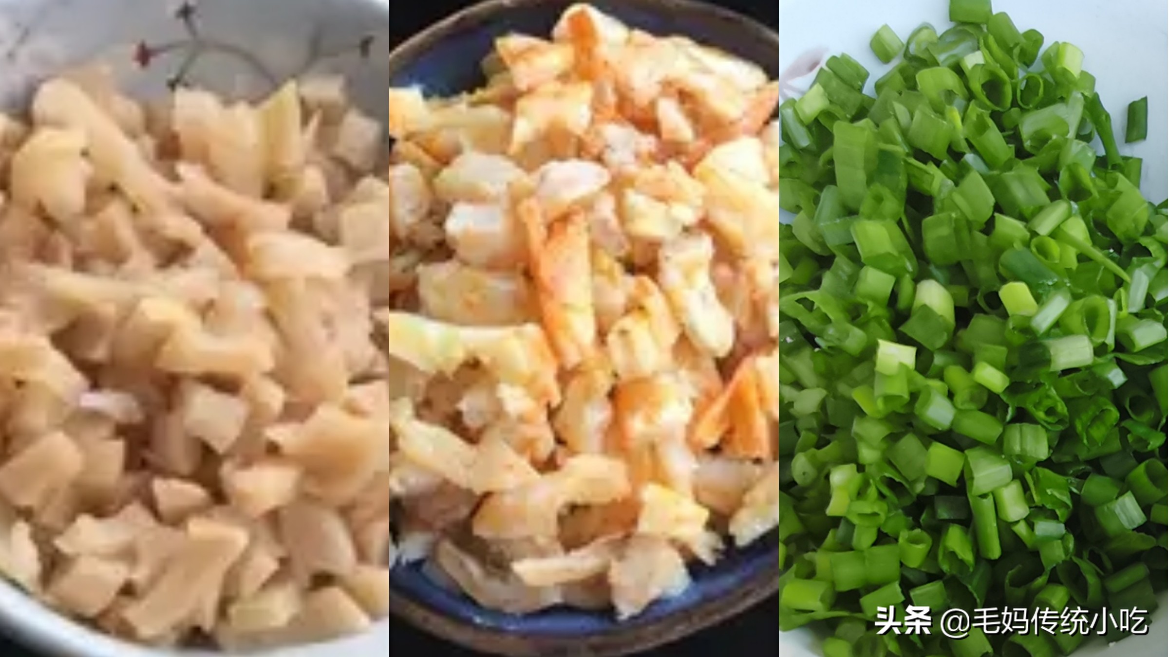 客家糯米油果正宗做法,客家小吃茶果馅