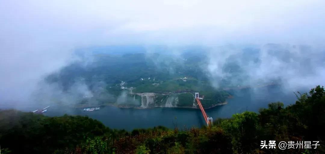 息烽流长乌江峡谷风光,乌江悬崖徒步