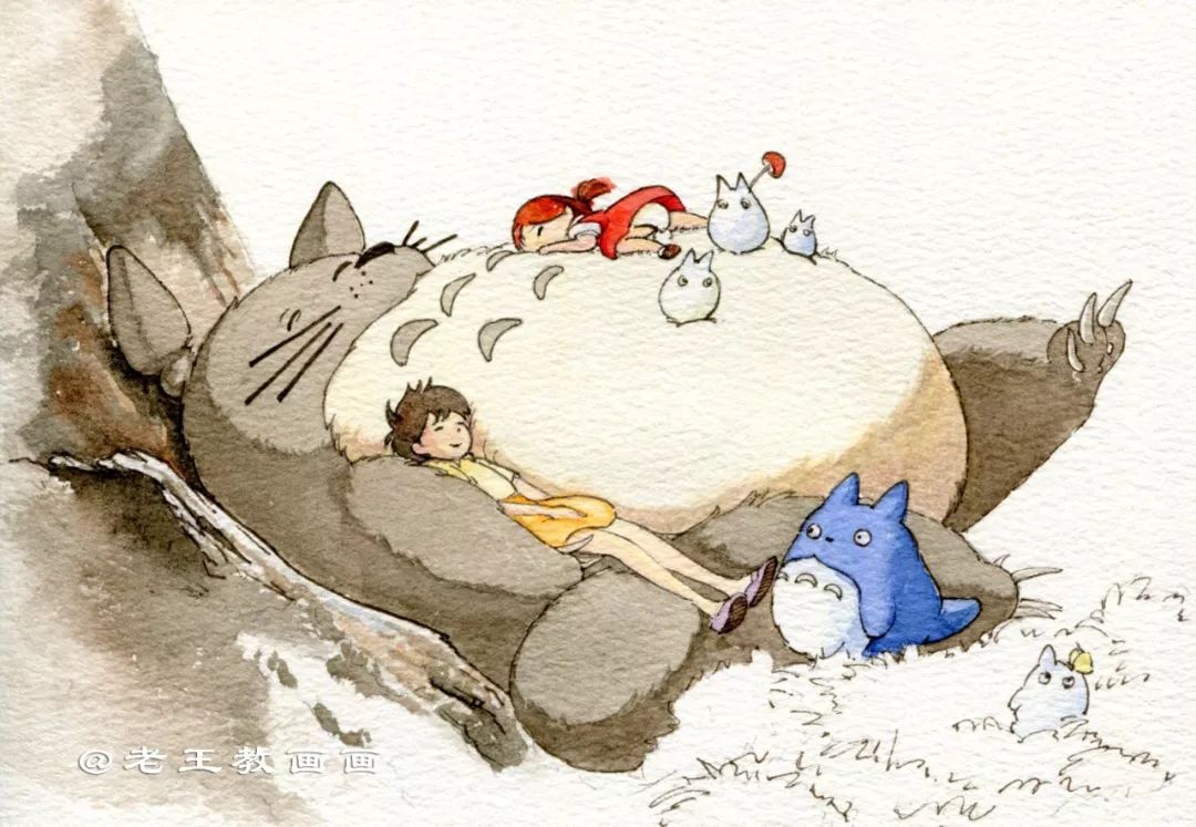 龙猫宫崎骏参考真实龙猫吗,宫崎骏龙猫画画作品